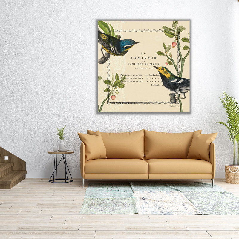 «Summer Pages II», reproduction d'art sur toile, H 16 po x l 16 po