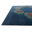 Tapis carré bleu marine Mullan
