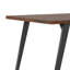 Table de salle à manger Lowry, style industriel moderne avec pieds en métal, 8 places-100083377-100083378