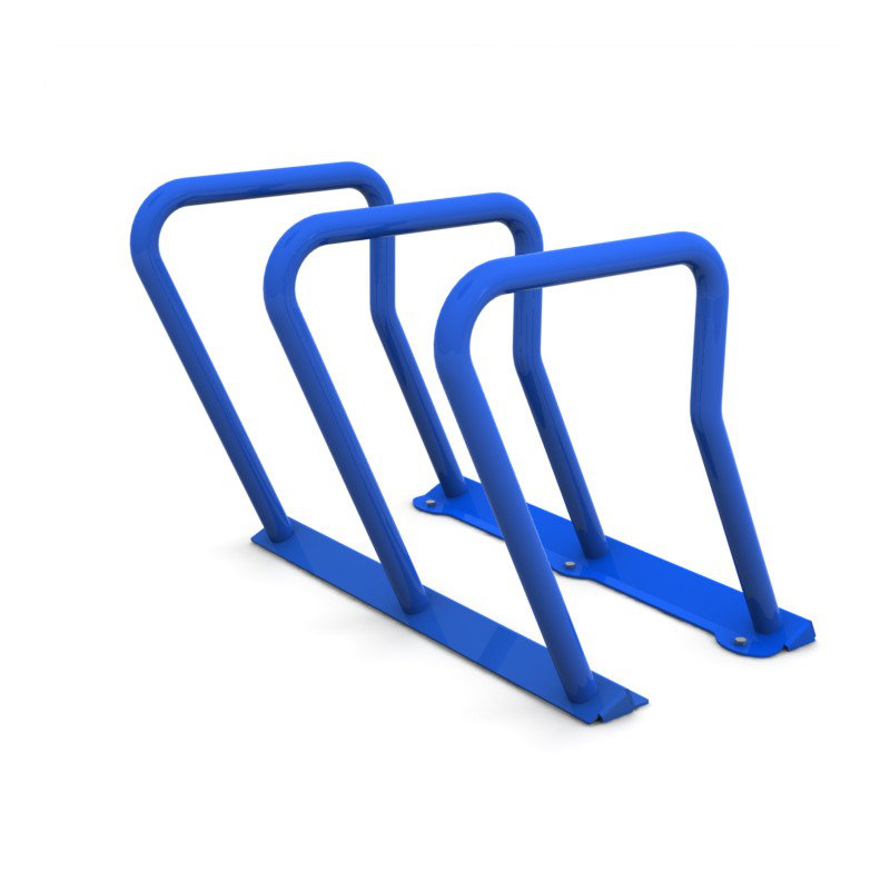 Support pour 6 vélos, Bleu