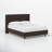 Hanson Upholstered Wingback Platform Bed-96767363-96767331
