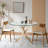 Gupton Round Glass Top Metal Base Dining Table-114545654-114545655