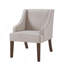 Fauteuil d'appoint Mid-Century moderne avec pieds en bois massif pour espaces de vie-133997931
