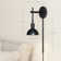 1 - Light Dimmable Plug-in Armed Sconce