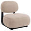Fauteuil d'appoint rembourré Camel