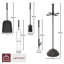 Henrietta Iron Fireplace Tool Set
