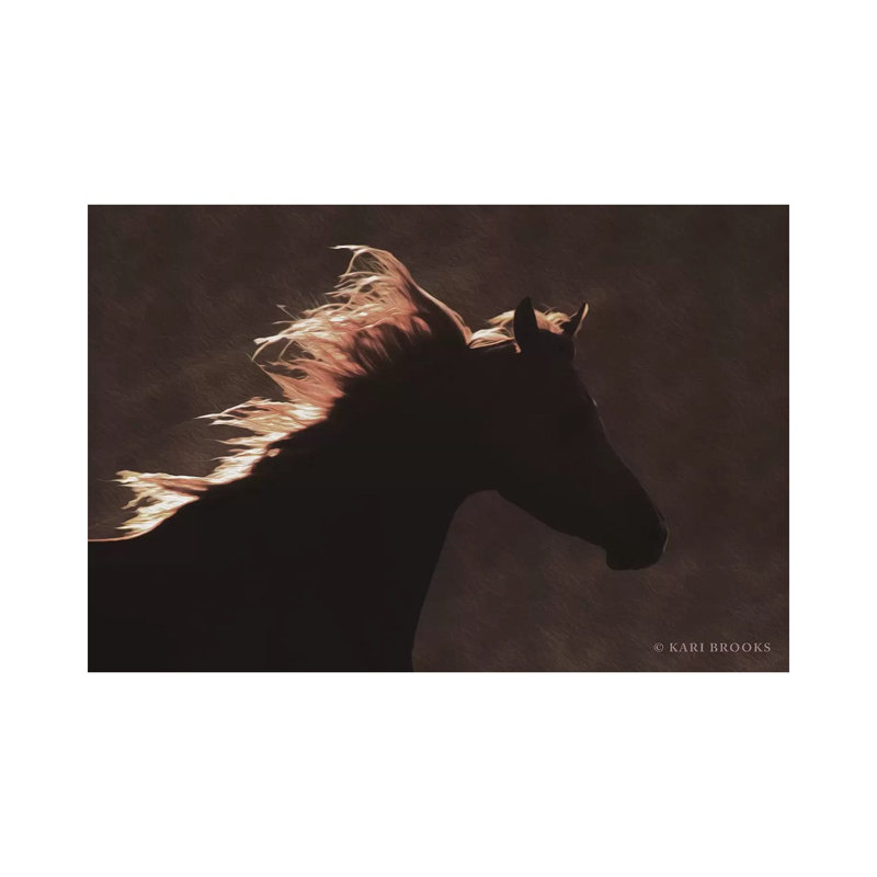 Golden Angel by Kari Brooks - Wrapped Canvas Gallery-Wrapped Canvas Giclée, 66.04 cm H x 45.72 cm W x 3.175 cm D