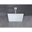 Pomme de douche haute pour la salle de bain avec économie d'eau et autonettoyant - acier inoxydable, 12 x 12 po, blanc attrayant