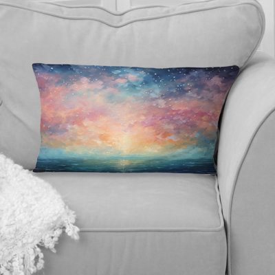Colorful Sky Photo Celestial Mirage I - Sky Printed Throw Pillow