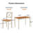Space-saving Dining Table Sets, Solid Wood Elegance, Compact Home Design