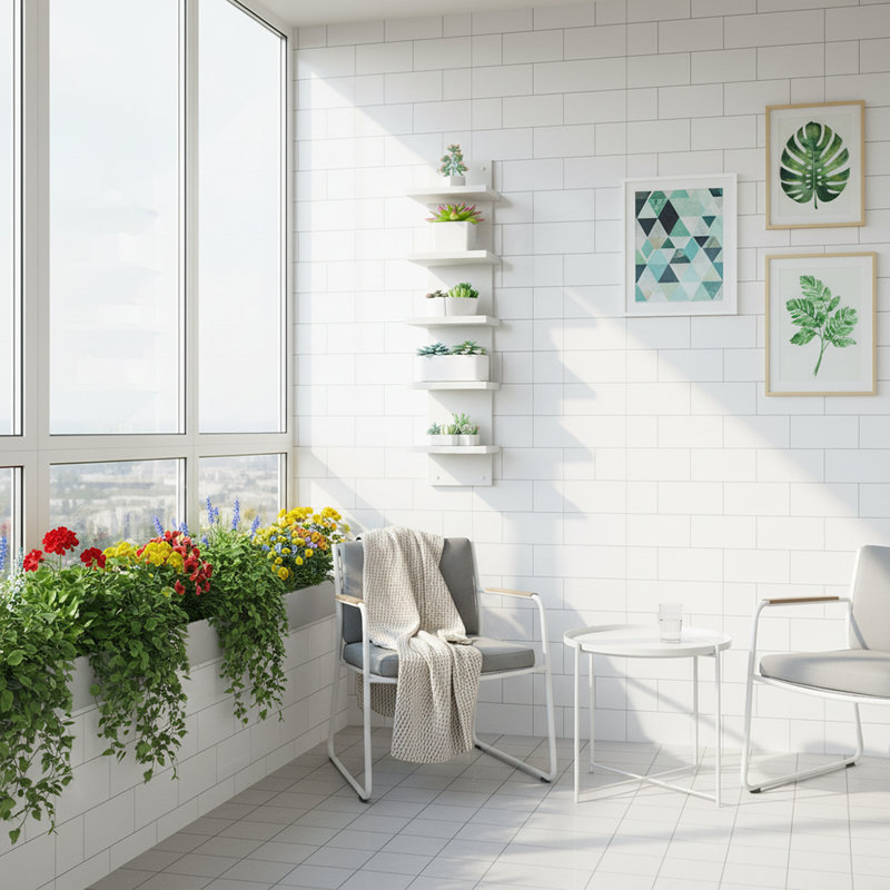 5 -Piece Floating Shelf
