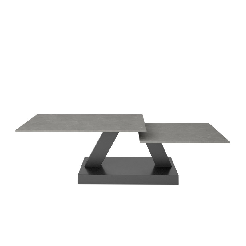 Aswad Extendable Pedestal Coffee Table with Storage