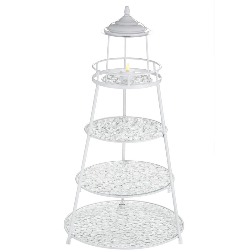 Peterson Glass Tiered Stand