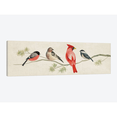 " Festive Birds Panel I " Graphic Art
