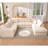 Boneless 8 - Piece Compression Upholstered Sectional-603371968