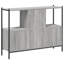 Aymaan 77.5cm H x 102cm W Metal Bookcase-819783712