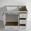 Meuble-lavabo simple 36 po avec plateau en céramique Selena-1360415022