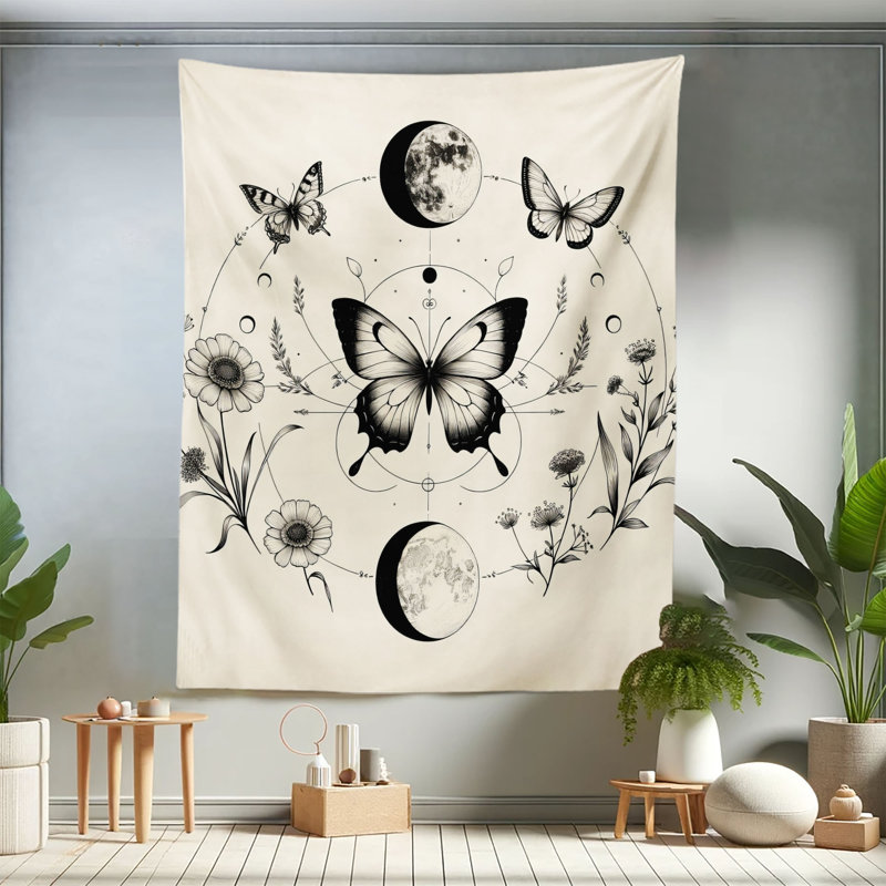 Tapisserie en microfibre, H 88 po x l 68 po