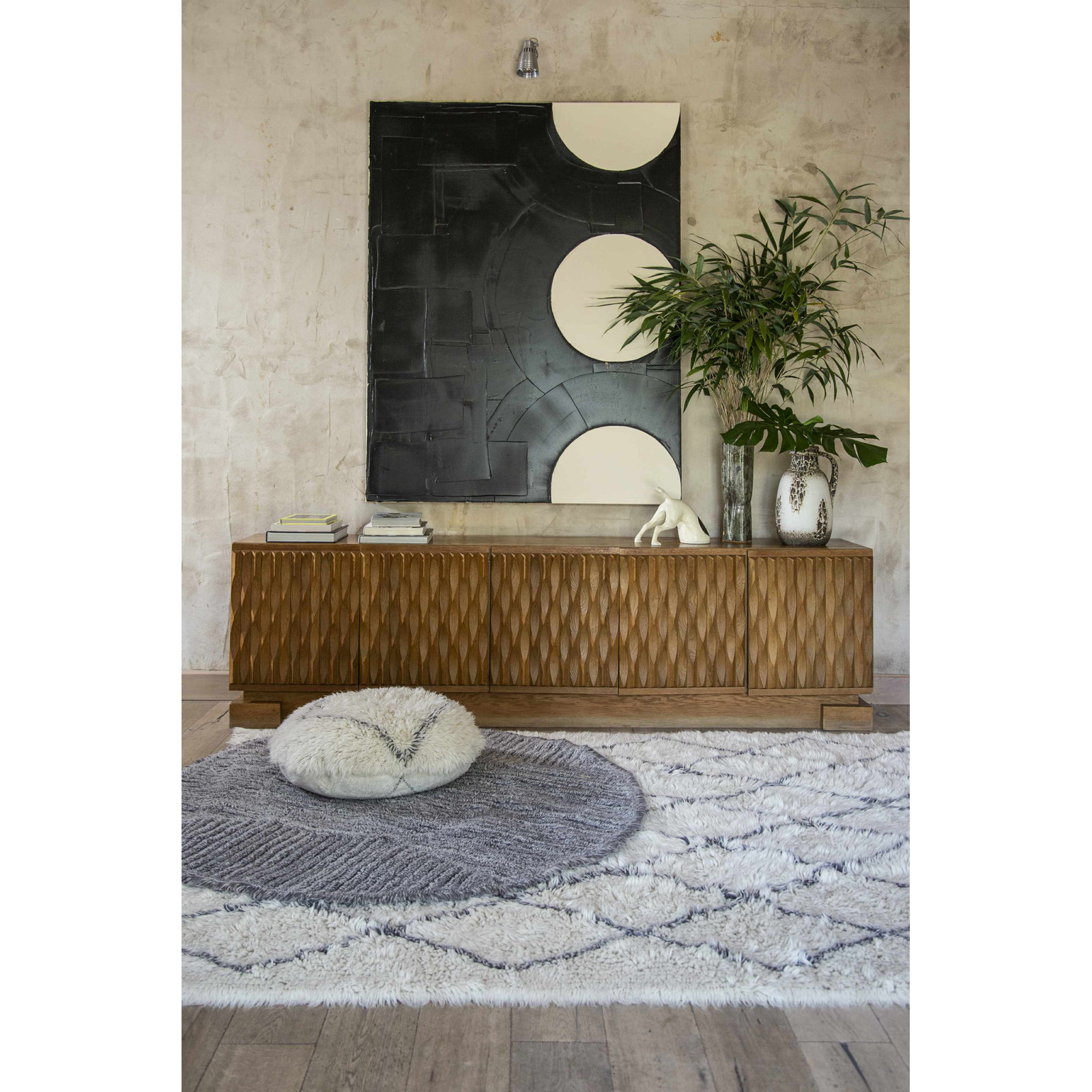 Bohemian Classics Berber Soul Hand-Tufted Rug, Rectangle 6'7" x 9'10"