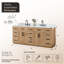 Meuble-lavabo double Gavino 84 avec comptoir-1889166099