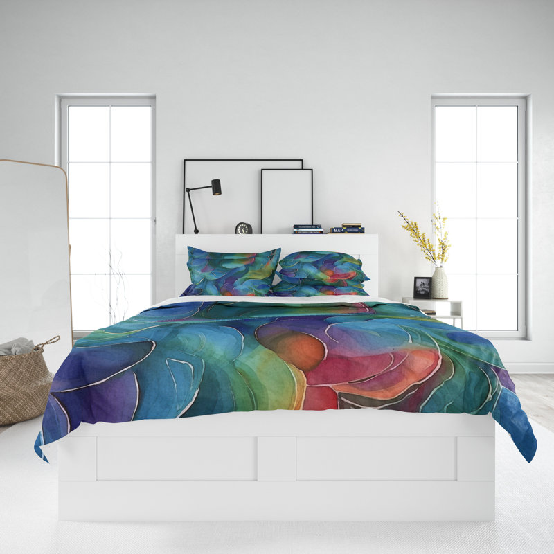 Abstract Duvet Cover, King Duvet Cover + 2 King Pillowcases
