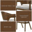 Chaise avec accoudoirs Hoyte (ensemble de 2)