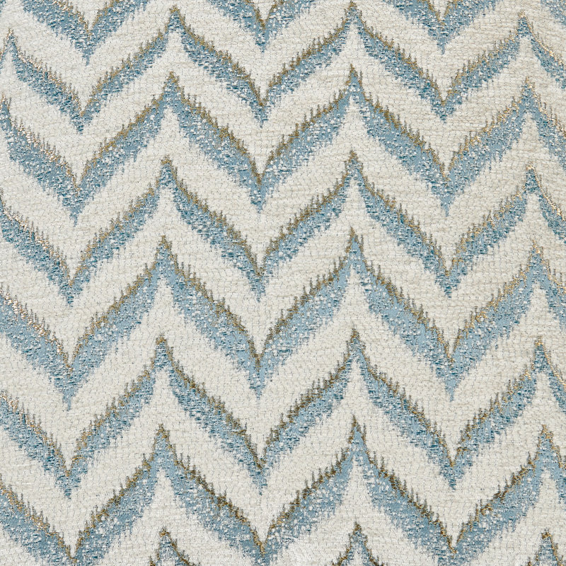 Housse de coussin lombaire en chenille Arusha, Bleu pâle