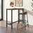 Starcena Counter Stool with Metal Frame-1902245953