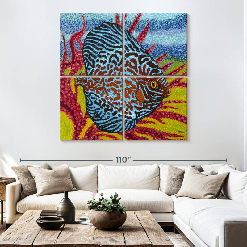 Brampt Brilliant Tropical Fish II, 74'' H x 74'' W
