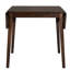 Table de salle à manger pour 4 personnes, 29,44 po L x P 46,45 po x H 29,75 po avec pieds en bois d'hévéa, pièce spacieuse, table de style américain moderne classique. 5 x 30,1 po, cuisine rectangulaire, design-833961368