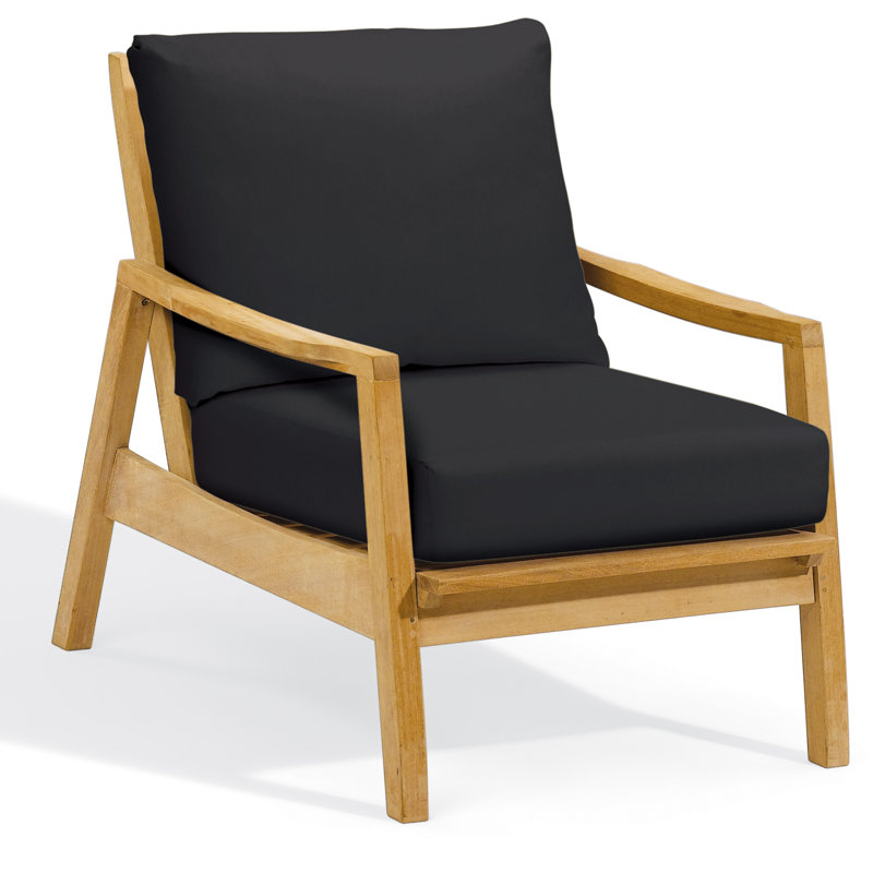 Siena Outdoor Armchair, Black Onyx