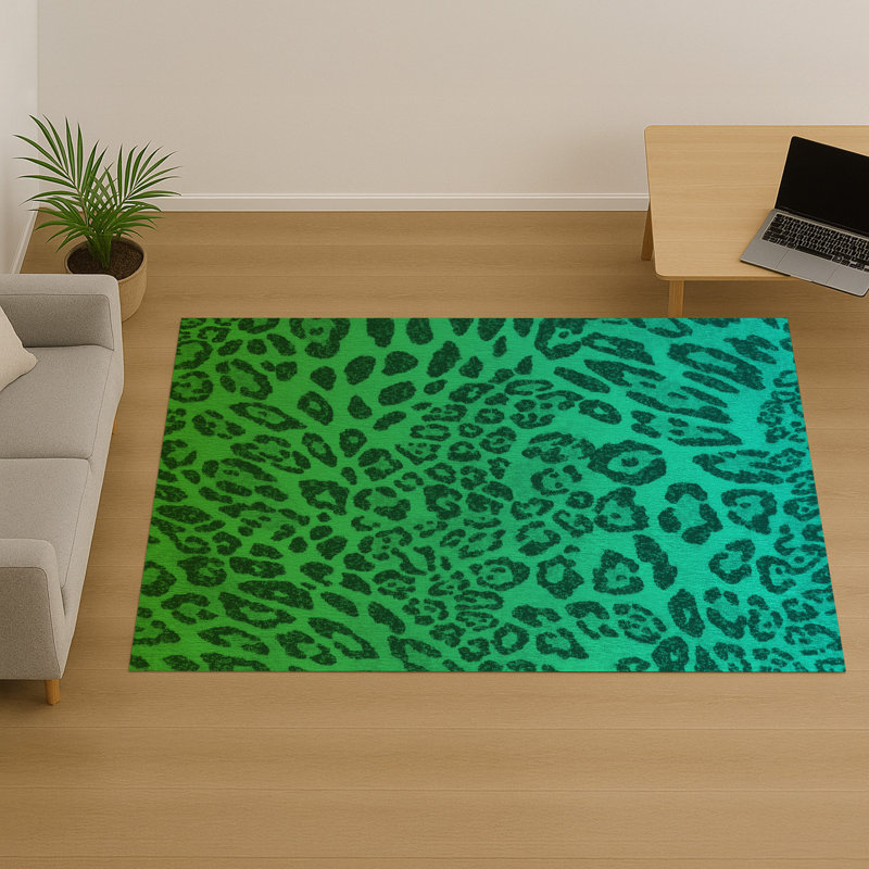 Abstract Area Rug, Rectangle 90 x 150 cm