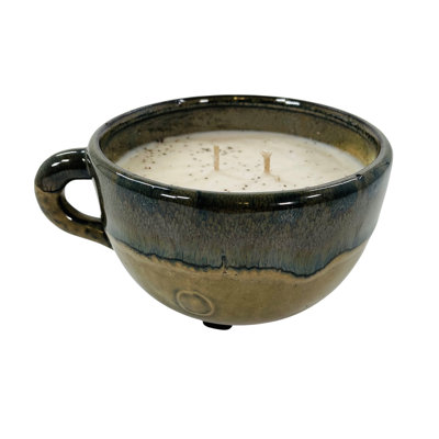 Woodsy Scented Novelty Candle with Ceramic Holder