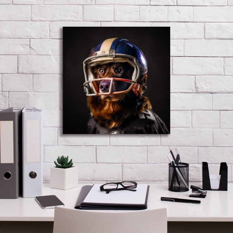 «Football 2» par Sean Parnell, art mural sur toile
