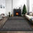 Monaco Series Abrstract Black/Gray/Ivory/Beige Area Rug-1149797333