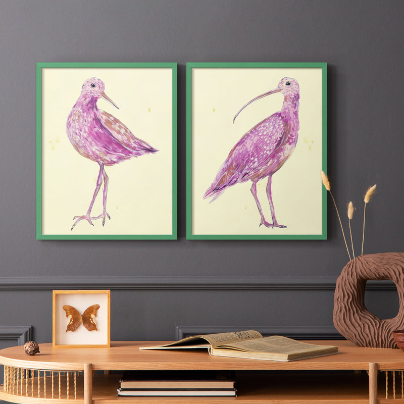 Impression encadrée Seabird I-Premium - prête à être accrochée - aucun clou requis - aucun clou requis, H 29 po x l 46 po
