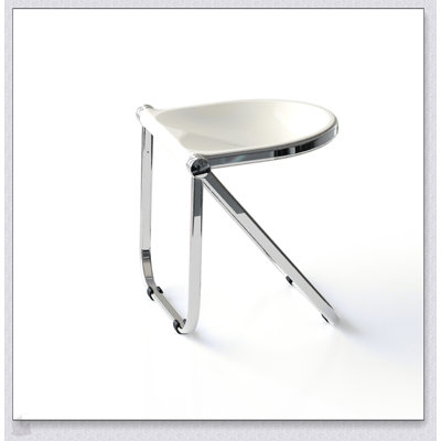 Transparent Acrylic Folding Chair For Home And Office, Durable And Space-Saving Design, Versatile And Portable Seating Solution