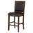 Alysse Upholstered Counter Chair Walnut