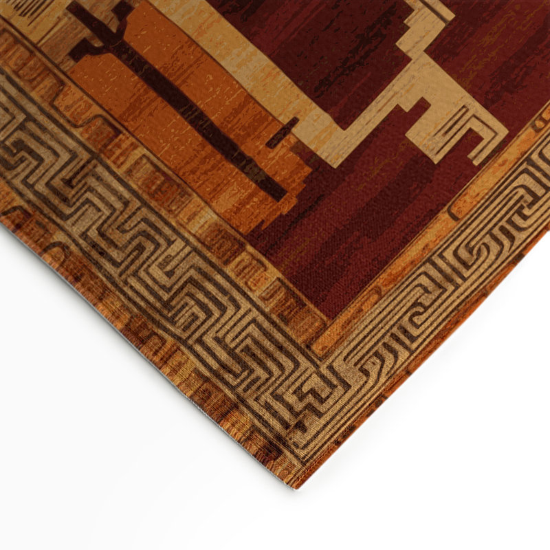 Tapis intérieur et extérieur ArtDeco, Rectangle 9 pi x 12 pi
