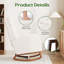 Chaise berçante avec repose-pieds Teedy-228369177