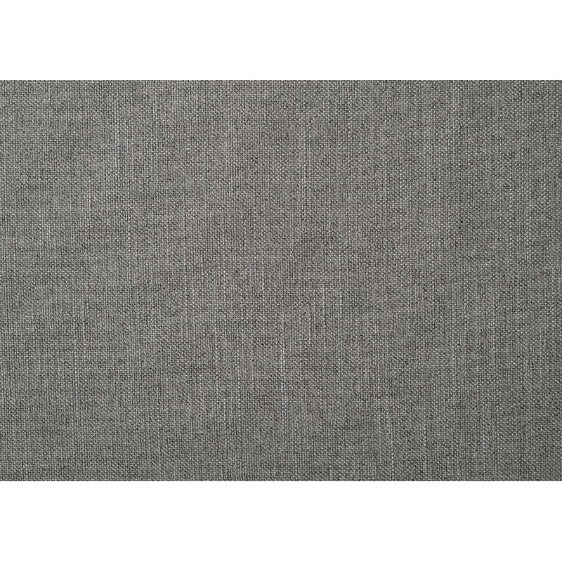 Lit gigogne encastré capitonné 1Pc, Gris