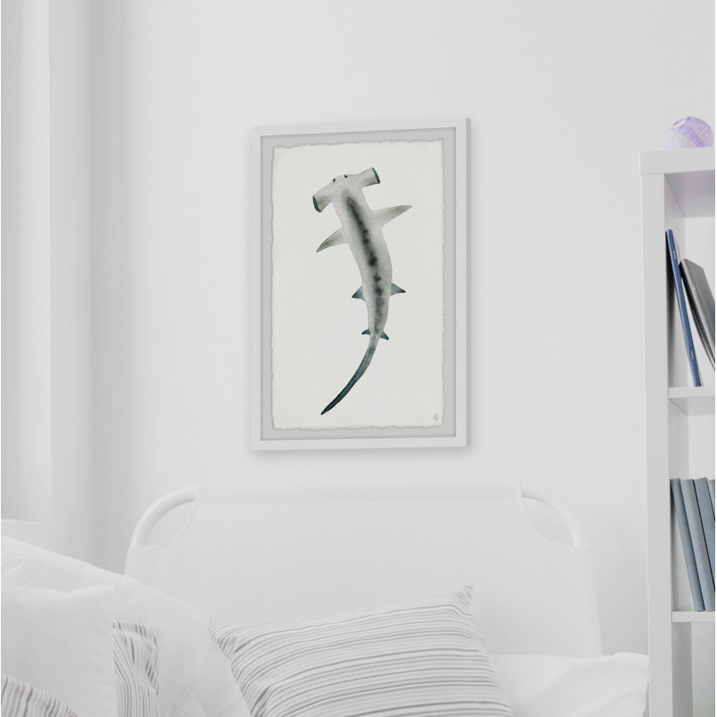 Chipman The Hammerhead Framed Print, 12" H x 8" W x 1.5" D
