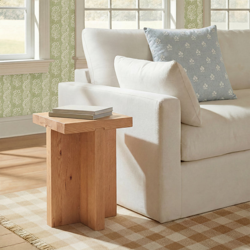 Wytheville Solid Wood End Table, Natural