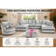 7 Seater Velvet Corner Sofa-677812830