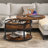 Rothwell 31.5"W Lift Top Extendable Round Frame Coffee Table with Storage-378551254-355690794