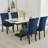 Amdan Tufted Velvet Modern Dining Chair-597636559