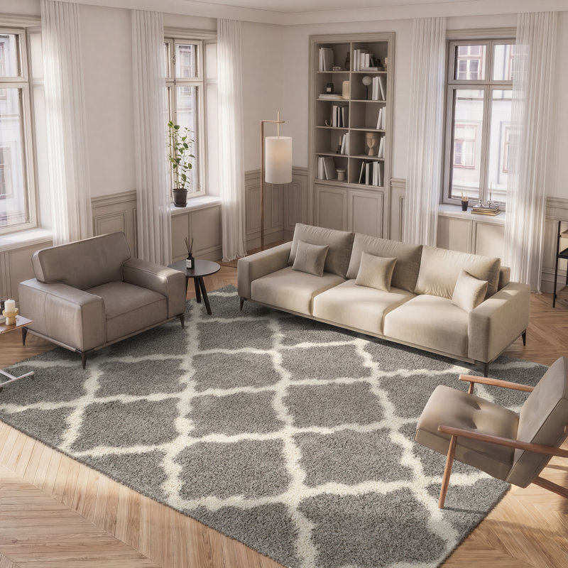 Wilcoxson Sgd-Dallas Shag Performance Rug, Rectangle 8' x 10'