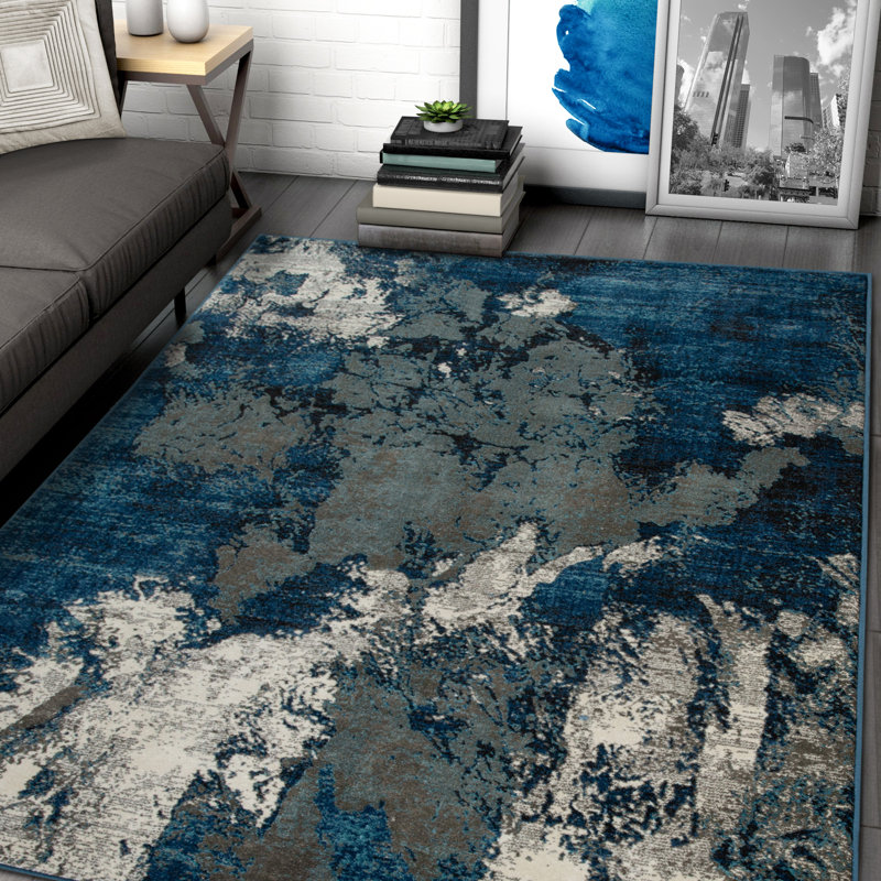 Aelicia Abstract Indoor Rug, Rectangle 7'9" x 10'