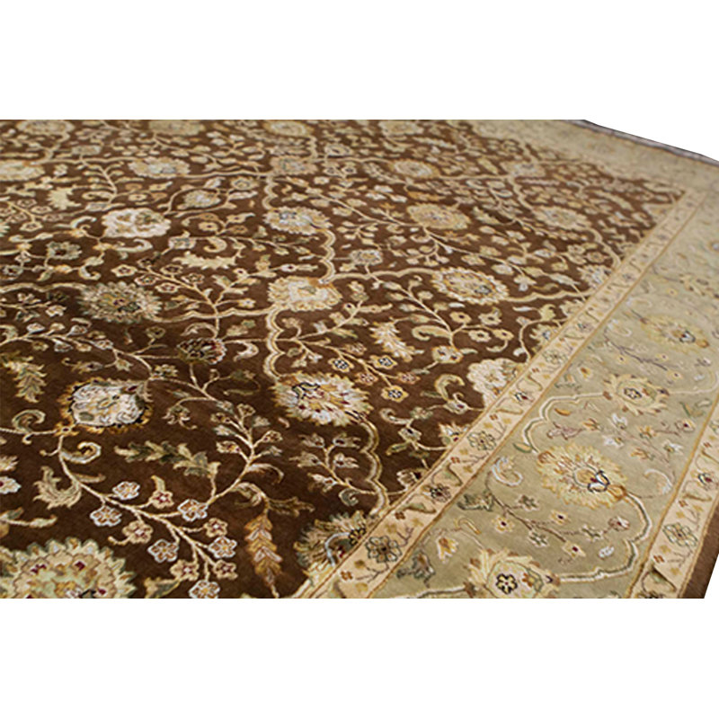 Chantel Oriental Area Rug in Brown/Green