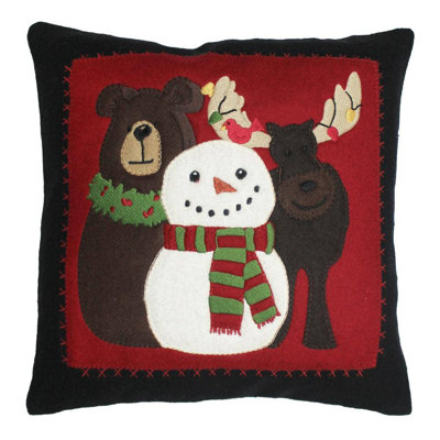 C Woodland Friends Pillow